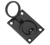Poignée Encastrée Carrée pour Trappe de Bateau en Acier Inoxydable Noir