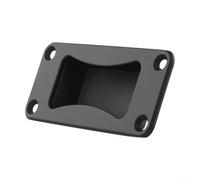 Poignée encastrée en alliage de zinc plate avec plaque | Alliage de zinc massif, durable, résistant à la corrosion, élégant pour l'aspect, utilisation industrielle