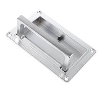 Poignée Encastrée Pliante en Alliage de Zinc pour Boîte à Outils | Design Affleurant, Anneau de Levage Confortable et Silencieux, Forte Charge, Installation Vis M5 Non Incluses