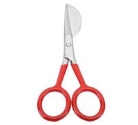 Poignée Ergonomique, Ciseaux à Bec de Canard à Coupe Précise avec Poignée Ergonomique, Ciseaux Polyvalents Légers en Acier Inoxydable pour la Plupart des Scènes Domestiques (Rouge)