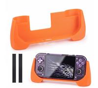 Poignée Ergonomique pour Anbernic Pocket Nova, Coque de Protection Antichoc, Adaptateur Support pour Console de Jeux (Orange)