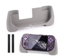Poignée Ergonomique pour Anbernic Pocket Nova, Coque de Protection Antichoc, Adaptateur Support pour Console de Jeux (Gris)