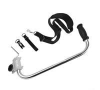 Poignée ergonomique pour débroussailleuse avec harnais de sangle d'épaule et collier de serrage, poignée en métal pour un meilleur contrôle et une réduction de la fatigue, compatible avec la plupart