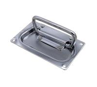 poignée escamotable, Poignée de boîte à air pliable avec couvercle intégré et épaissi, poignée verrouillage, caisse en bois, outils(110)