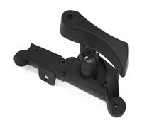 Poignée et Support d'ouverture de Capot Noirs pour BMW 760i E65 (2004-2006) et 750i E65 (2006-2008), Conduite à Gauche. Accessoires Auto d'origine : 51237023992.