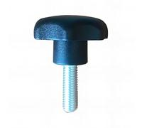 Poignée étoile M5 x 15 mm tige filetée