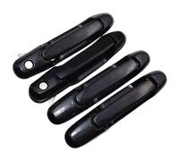 Poignée Extérieure De Porte Arrière Poignées Porte Extérieures Avant Arrière Gauche Droite 4 Pièces Pour Toyota Pour Sienna 3.0L 1998 2003(Black 4 Sides)