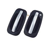 Poignée extérieure de portière de voiture Poignée de porte extérieure avant chromée 15745149 pour Chevrolet Silverado Sierra 99-06 Remplacer(Front Left and Right)