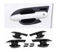 Poignée Extérieure Garniture Couverture Autocollants Pour Pièces Extérieures Garniture De Poignée Portière Voiture Pour Toyota Pour RAV4 XA50 Hybrid 2019-2023(Carbon,Bowl 4pcs)