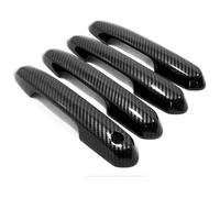 Poignée Extérieure Garniture Couverture Autocollants Pour Pièces Extérieures Garniture De Poignée Portière Voiture Pour Toyota Pour RAV4 XA50 Hybrid 2019-2023(Carbon,UN)