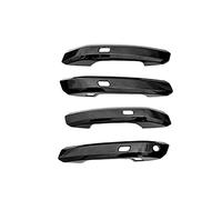 Poignée Extérieure Noir Brillant Poignée Porte Intelligente Couverture Autocollant Garniture Voiture Protection pour A4 B9 8W 2016 2017 2018 2019 2020 2021 2022 Porte Poignée Extérieure