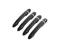 Poignée Extérieure Pour Pour Clio 3 III 2005 ~ 2012 Carbone Poignée Porte Extérieure Couverture Lutecia Euro Clio Voiture Accessoires Style Autocollants Garniture Poignée Porte Extérieure Voiture ( Ta