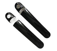 Poignée extérieure voiture Garniture de poignée de porte noire brillante pour TT 8j 8n MK1 MK2 RS, accessoires de style de voiture en plastique Couvre-poignée(2DK2 HS)