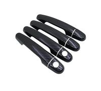 Poignée extérieure voiture Pour Toyota pour Vios pour Yaris XP40 XP90 XP150 pour Belta 2002~2017 Style de voiture 2003 2004 Carbone noir pour poignée en fibre ou couvercle de porte latérale chromé C