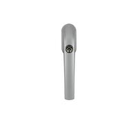 ABUS Poignée de fenêtre FG300 – Cylindre poussoir, verrouillage différent, Sécurité 5 – Argent