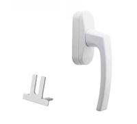 Poignee Fenetre Poignée Droite en Alliage d'aluminium, entraînement, Divers Accessoires for fenêtres à battants extérieures Coupe de Pont(White - 35mm 1pcs)