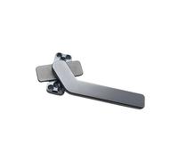 Poignee Fenetre Poignée Plate for fenêtre moustiquaire, en Alliage d'aluminium à Pont cassé, Bouton d'entraînement carré intégré for battant