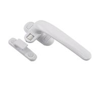 Poignee Fenetre Poignées de fenêtre verrouillables en Alliage d'aluminium for châssis, poignée déverrouillage, Boucle, quincaillerie for la rénovation domiciliaire(White Right)