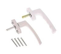 PoignéE FenêTre Pvc RéSistante, Poignée de transmission porte et fenêtre en métal, poussée traction, ouverture interne, poignée rotation, serrure(B)