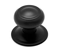 Poignée fixe pour porte d'entrée noire