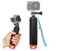 Poignée Flottante Etanche pour GoPro DJI, Bâton de Selfie Anti Glissant, Flotteur Multifonctionnelle avec Corde de Sécurité et Compartiment Étanche, Floating Hand Grip pour Sport Caméra