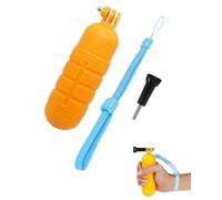 Poignée flottante, monopode étanche, anti-perte pour GoPro Hero 12/11/10/9/8/7/6/5/4 et autres caméras d'action, convient pour le surf, la plongée et la plongée avec tuba