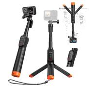Poignée Flottante - Perche à Selfie - Étanche - Extensible - avec télécommande Bluetooth - pour caméra d'action Go Pro Hero13 - Noir - Hero 12 11 10 9
