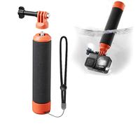 Poignée flottante pour Insta360 X4/X3, Hero 12/11/10/9, DJI Action 5 Pro/4/3 - Poignée flottante anti-évier avec dragonne, montage à vis 6,35 mm, poignée en éponge douce