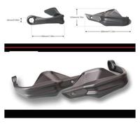 poignée garde bouclier moto Pour BMW R 1200 GS Pour ADV R1200GS LC Pour Adventure 2019 Moto Protège-mains Protection Pare-brise(Red)