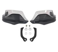 poignée garde bouclier moto Pour BMW R 1200 GS Pour ADV R1200GS LC R1250GS Pour F 800 Pour Adventure S1000XR Moto Protège-mains Ensemble Complet Visière Protection Pare-brise(Black Grey Set)
