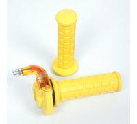 Poignée Gaz Accélérateur Jaune Targa Off Road Vintage Pour Mobylette Mob Cross