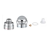 GROHE Poignée Sentosa 45538IP0 1/2" marquage bleu/rouge chromé/chrome mat – 1 poignée
