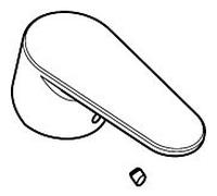 poignée hansgrohe chromé Focus colonne pilier match1 95847000