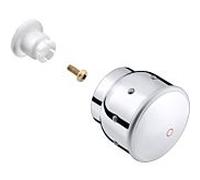 hansgrohe poignée pour Mondial côté eau chaude 15292490 blanc / or regard