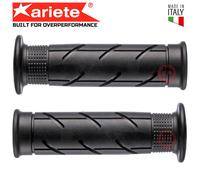 Poignée Honda Sw-T 400/600 Perforées 120mm Ariete Asp. Eco Poignées Noir Doux