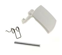 Poignee hublot blanche 00069637 - lave-linge