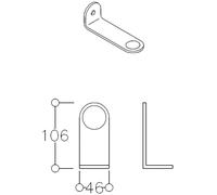 Poignée inox 316 diam. 32mm