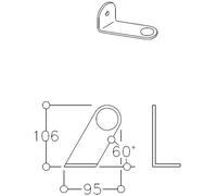 Poignée inox 316 diam. 32mm