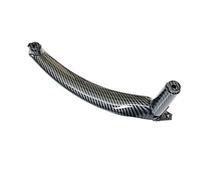 Poignée Intérieure Auto Pour X5 Pour X6 E70 E71 E72 2007-2014 LHD RHD Voiture Avant Arrière Gauche Droite Porte Intérieure Intérieur ABS Poignée Traction Garniture Couverture(Carbon Fiber Left)