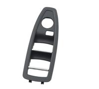 Poignée Intérieure Cache Panneau Commande Lève-vitre Intérieur Fibre Carbone Pour BMW Série 1 3 4 F20 F30 F31 F34 F35 F36 Poignee Porte(B-Black Driver Door)