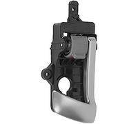 Poignée intérieure de porte Riloer ABS chromé et noirCompatible avec Hy&u-nda-1 S&ant-a Fe 2007-2012