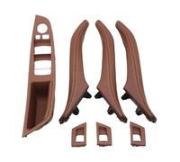 Poignée Intérieure Interrupteur De Lève-vitre Intérieur Couvercle D'accoudoir Porte Pour Série 5 F10 F11 520 523 525 528 2010-2017(marron,A)