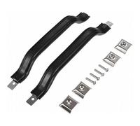 Poignée Intérieure Lot 2 Poignées Porte Avant Marron Garniture Intérieure Côté Conducteur Passager Remplace La Référence 55009801K Pour Jeep YJ Pour Wrangler 1987-1995 Poignée Porte Intérieure(Black-2