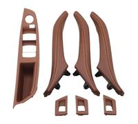 Poignée Intérieure Pour Série 5 F10 F11 520 523 525 528 2010-2017 7PCS LHD Interrupteur Lève-vitre Intérieur Accoudoir Couvercle Poignée Ensemble(marron,B)