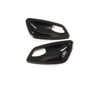 Poignée Intérieure Voiture Cadre D'autocollants Garniture Couvercle Cuvette Poignée Porte Intérieure Voiture Style Fiber Carbone pour BMW pour E92 pour E93 pour 335i pour M3 Poignée Intérieure Car