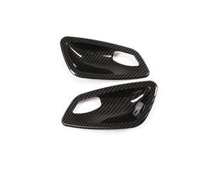 Poignée Intérieure Voiture Cadre D'autocollants Garniture Couvercle Cuvette Poignée Porte Intérieure Voiture Style Fiber Carbone pour BMW pour E92 pour E93 pour 335i pour M3 Poignée Intérieure Car