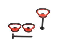 Poignée Kettlebell réglable à Culnflun, ensemble de 3 poignées de poids ergonomiques Kettlebell, accessoires d'entraînement en force pour le gymnase à domicile