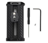 Poignée Latérale Cage Appareil Photo, Aluminium et Fibre de Carbone, Universelle réglable pour Confort et Polyvalence - Montage Stable avec Fixations 1/4 et Fixation Chaudron p