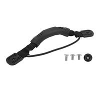 Poignée latérale de kayak noir, support de pagaie de canoë marin, accessoires de remplacement, caoutchouc de nylon robuste et durable, élastique confortable, installation facile