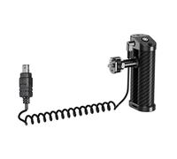 Poignée latérale ergonomique en aluminium pour appareil photo reflex numérique avec fermeture rapide et 2 câbles de déclenchement de 5 mm pour un câble de déclenchement stable